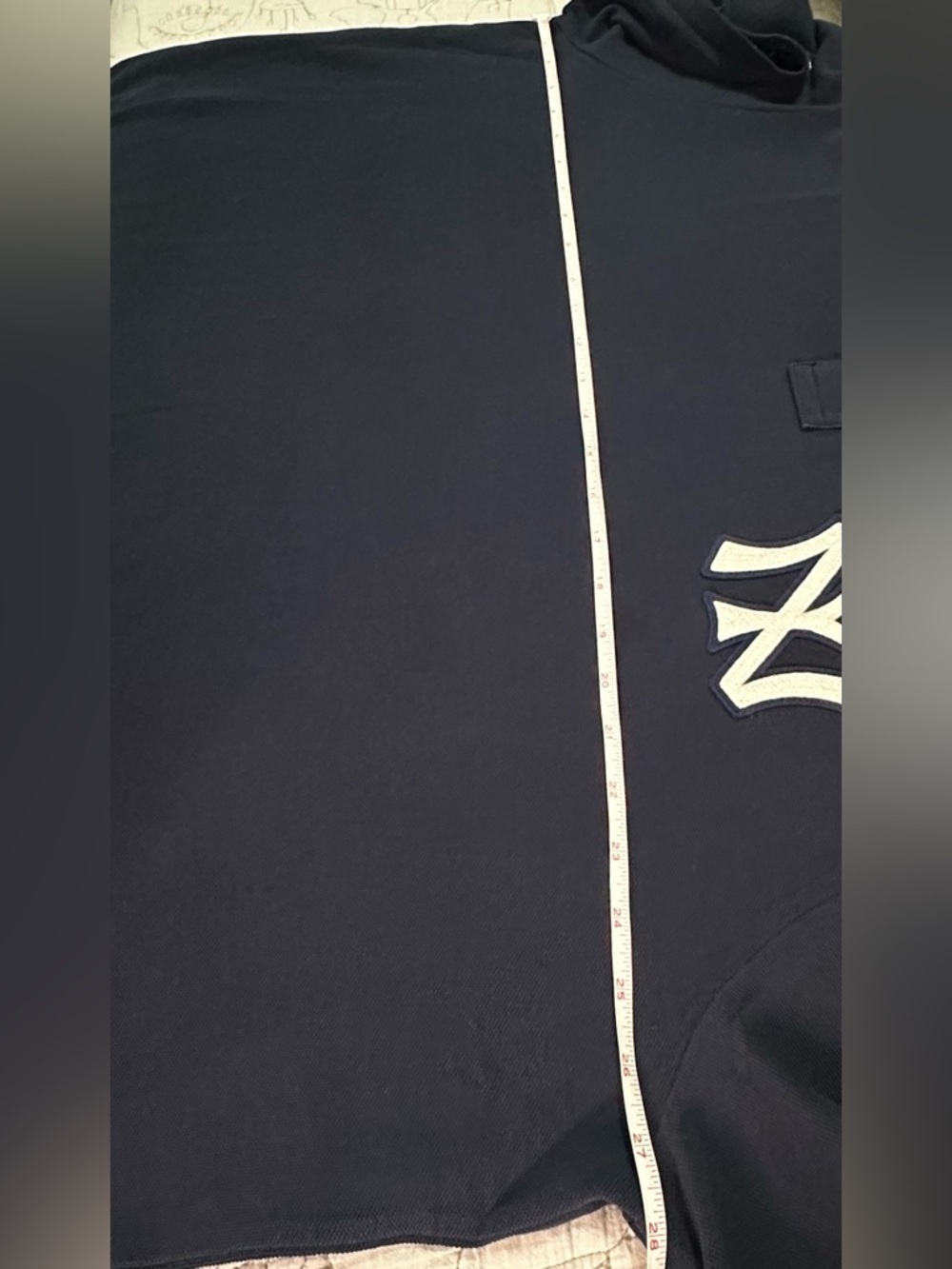 Polo by Ralph Lauren Navy Blue New York Yankees Logo Polo Shirt - Picture 10 of 12